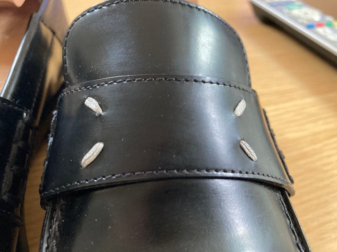 あんしん鑑定◎マルジェラローファー /黒 /普段23.5着用でちょうどのサイズ