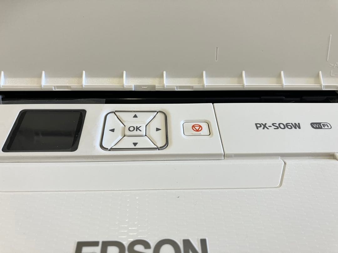 限界値下中　EPSONインクジェットモバイルA4プリンター 予備純正インク付き