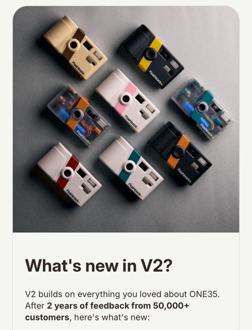 Flashback ONE35 V2 Camera 未使用正規品