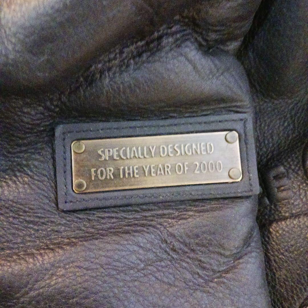 エ*ド様 サントリーボス　ボスジャン　牛革　レザー　フライトジャケット　B-3