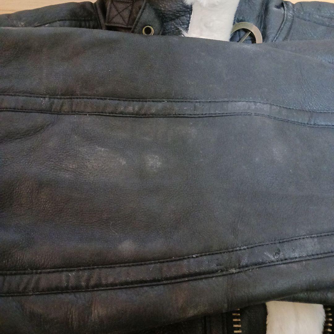 エ*ド様 サントリーボス　ボスジャン　牛革　レザー　フライトジャケット　B-3