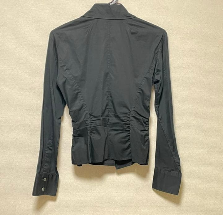 クリーニング済 LOUIS VUITTON ルイヴィトン 黒 長袖ブラウス