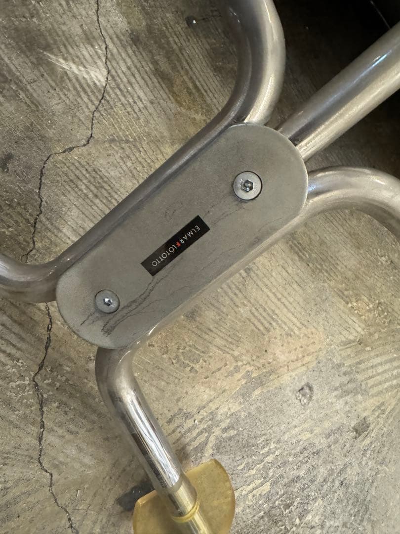 ジャンク　ドイツ　ELMAR FLOTOTTO　モスキートチェア　ライトグレー