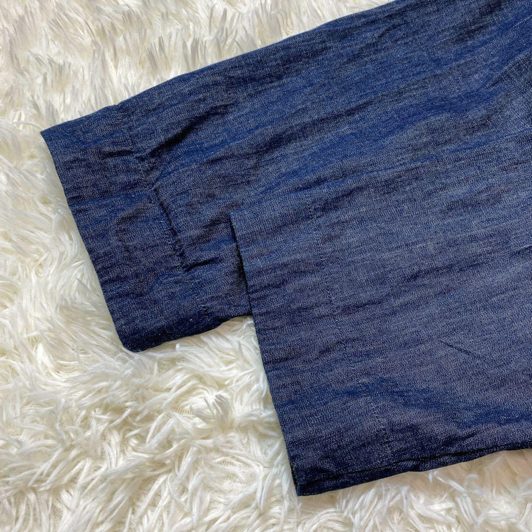 萌 MOYURU モユル　アウター　デニム　コート　ジャケット　フード　ゆったり