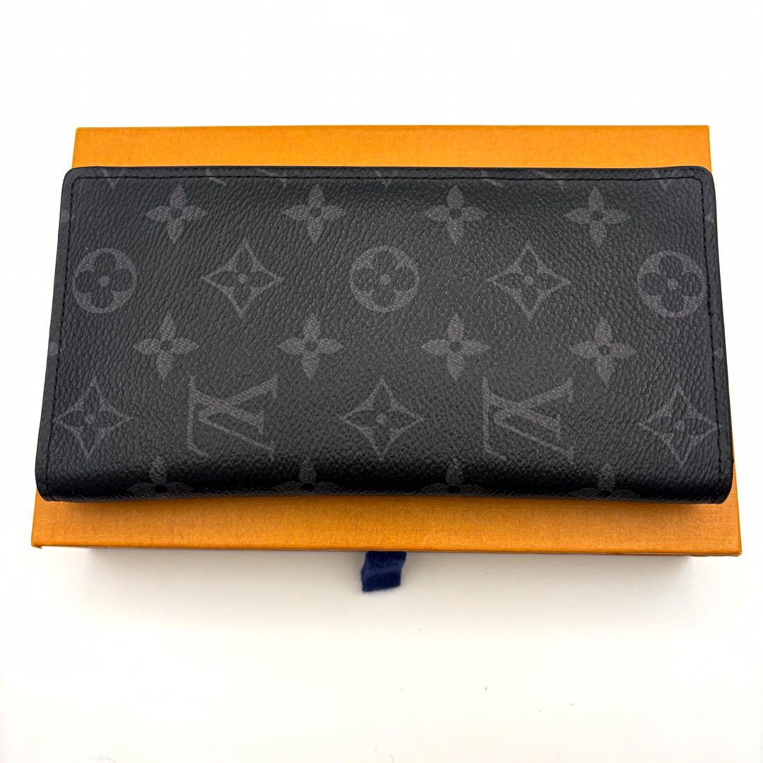 【極美品・新型】ルイヴィトン モノグラム エクリプス ポルトフォイユブラザ 箱付