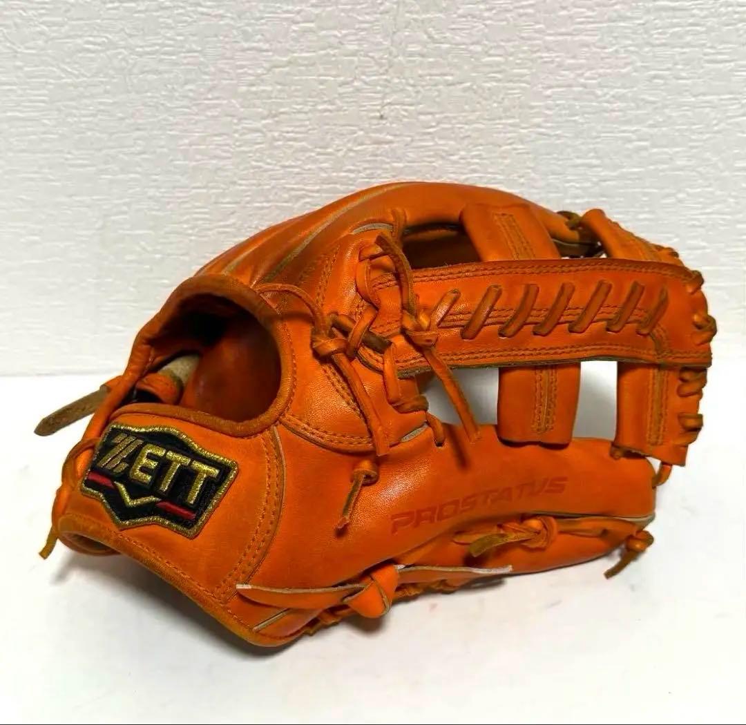 ZETTプロステイタス硬式内野用グラブ高校野球対応