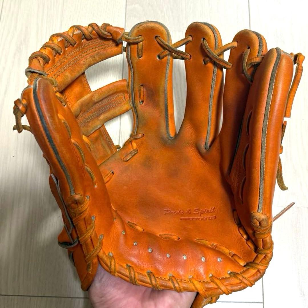 ZETTプロステイタス硬式内野用グラブ高校野球対応