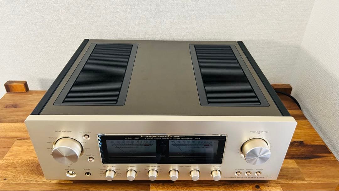 美品 ラックスマン L-509f プリメインアンプ メンテナンス済み