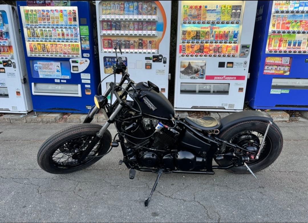 ヤマハ ドラッグスター400 フラットフェンダー用ステー