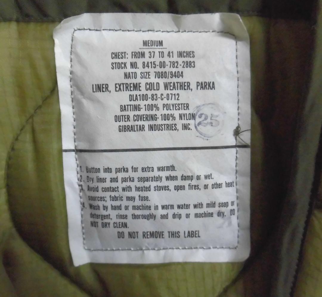 80s ビンテージ 米軍 実物 M-65 モッズコート フィッシュテールパーカー