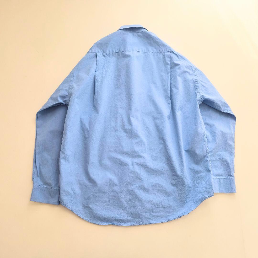 EDIFICE　THOMAS MASON　シャツ　ブルー　トーマスメイソン　L