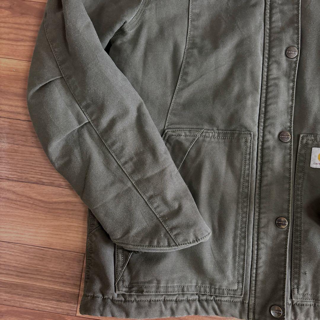 4 Carhartt フード ジャケット オリーブ カーキ　カーハート　アウター