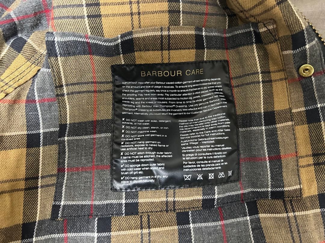 BARBOUR インターナショナル　ベルト付き