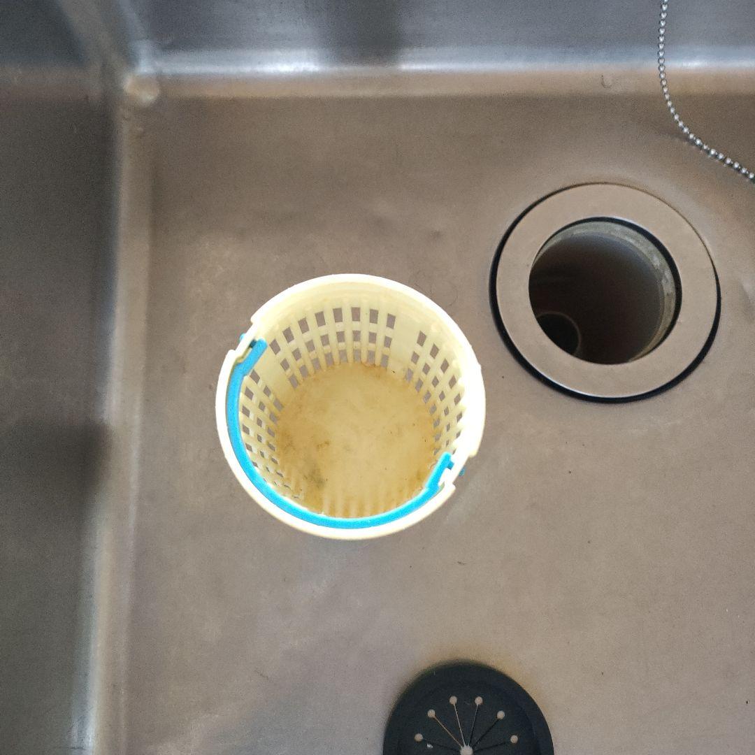 業務用 一槽シンク 二口蛇口付き 流し台 厨房機材 洗浄済み キッチン 一層