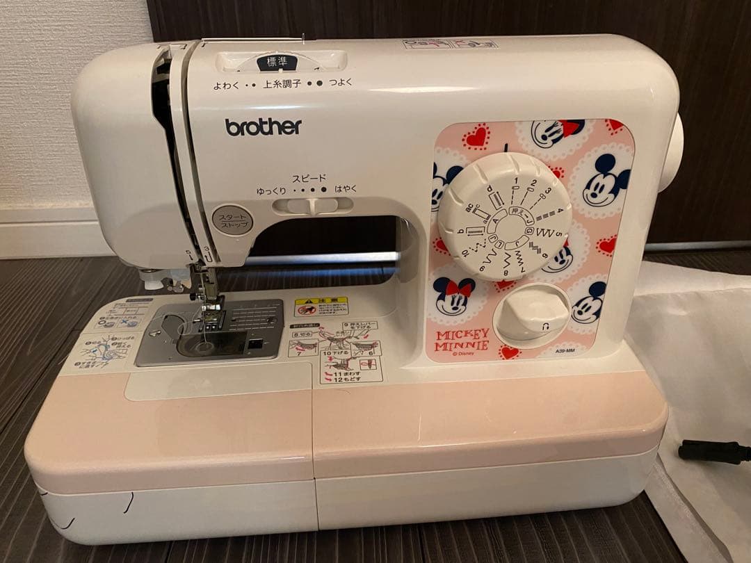 ブラザー 電子ミシン ミシン A39-MM ディズニー ミッキーマウスモデル