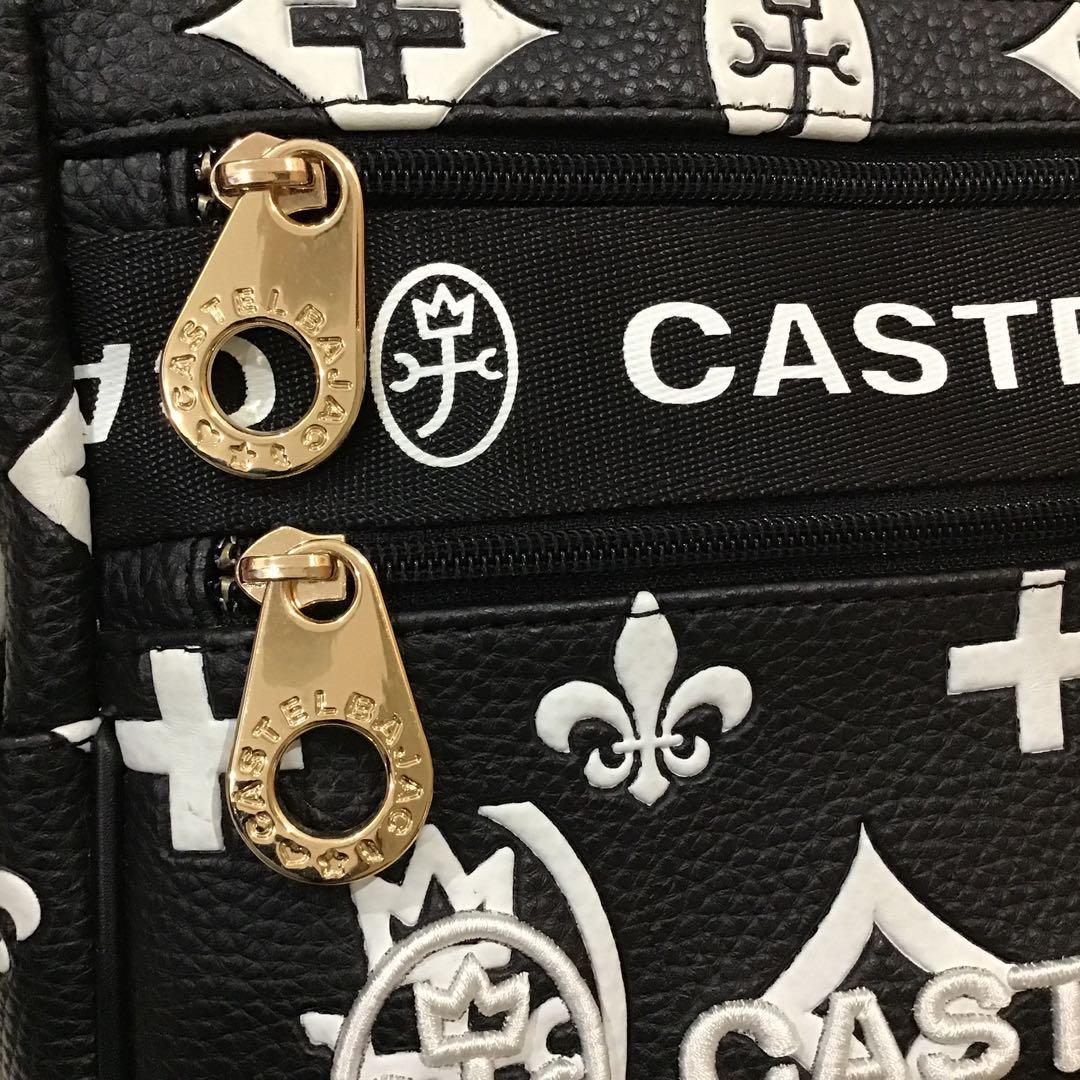 CASTELBAJAC トートバッグ 黒/白