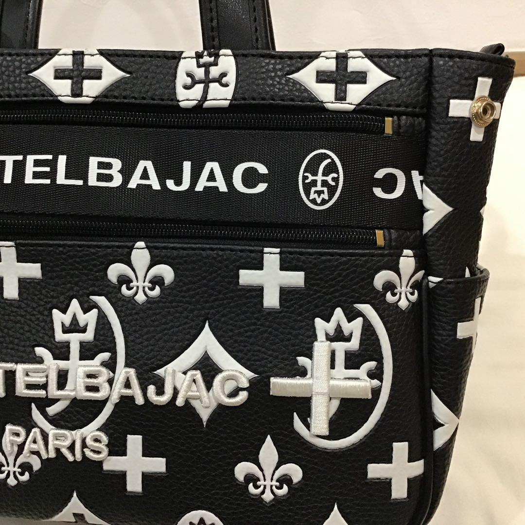 CASTELBAJAC トートバッグ 黒/白