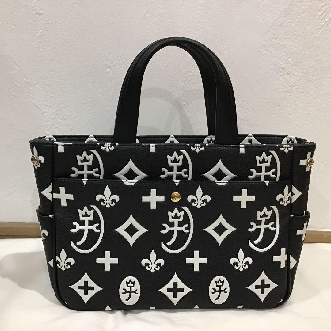 CASTELBAJAC トートバッグ 黒/白