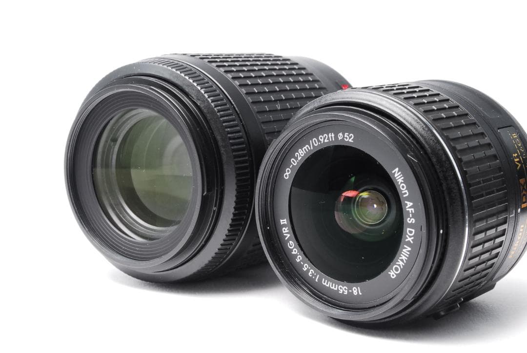 【新品級】Nikon D5300 Wレンズ デジタル一眼レフカメラ スマホ転送