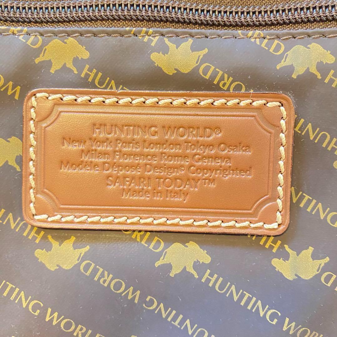 HUNTING WORLD ハンティングワールド 2way ミニボストンバッグ