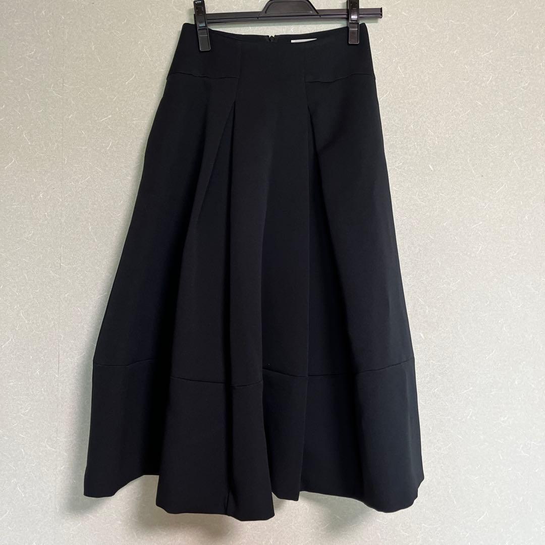 専用　IENA トリプルツイルタックスカート　ブラック　38 M