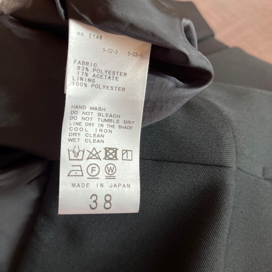 専用　IENA トリプルツイルタックスカート　ブラック　38 M