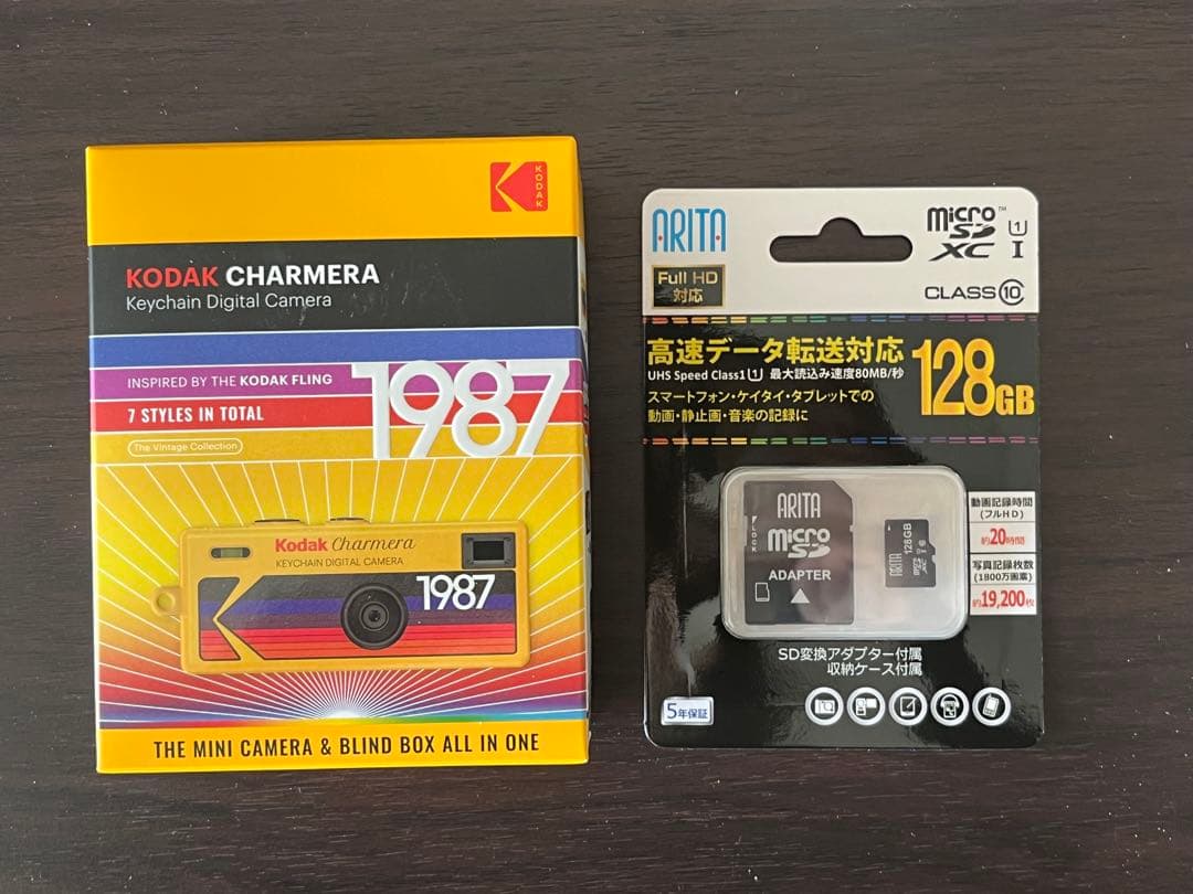 Kodak Charmera チャーメラ 128GBmicroSDカード付き