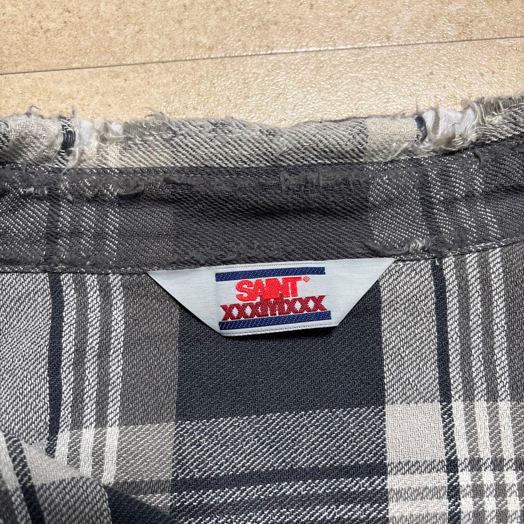 あ*ど様 SAINT MXXXXXX FRANNEL SHIRT CHECK /
