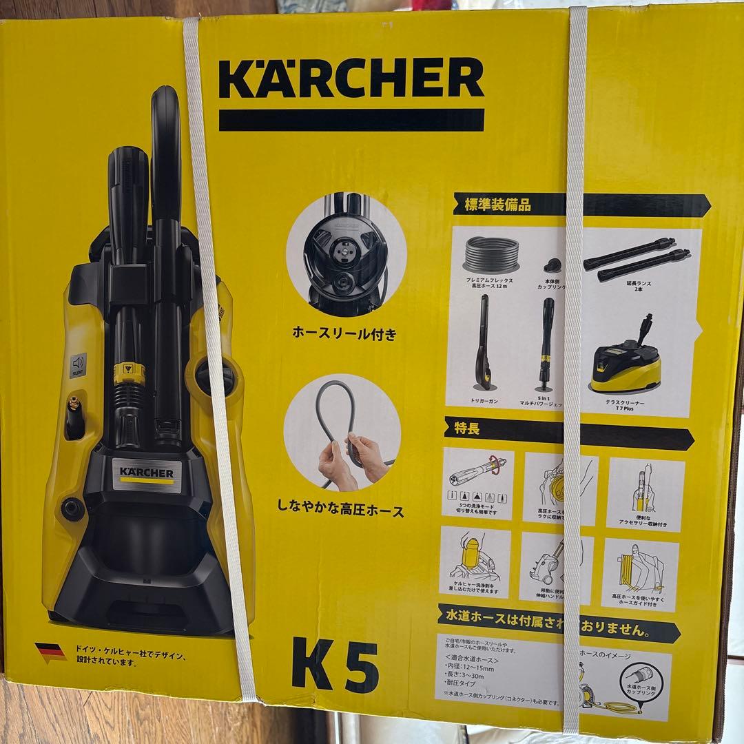60HZ西日本用　未使用・未開封、ケルヒャー、K5 高圧洗浄機&付属品付