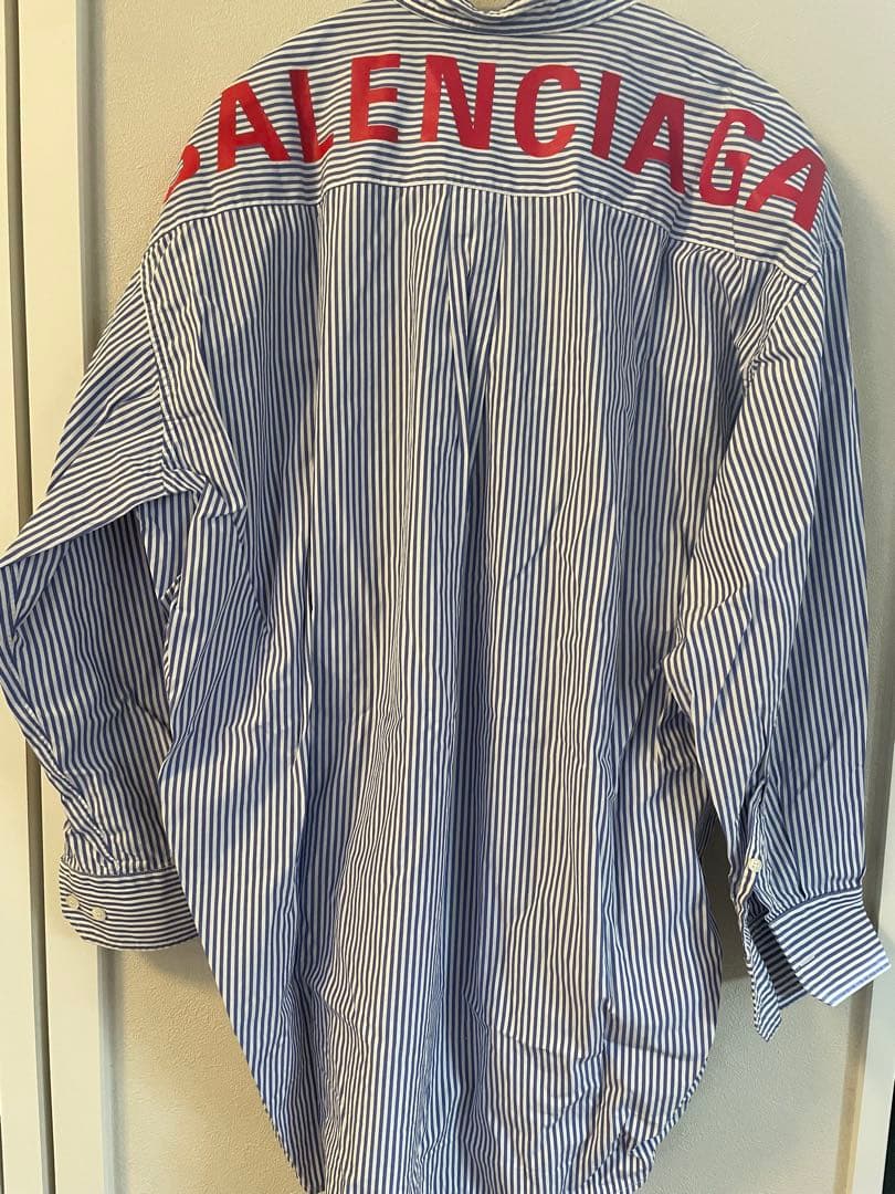 BALENCIAGA ストライプ 長袖シャツ 34