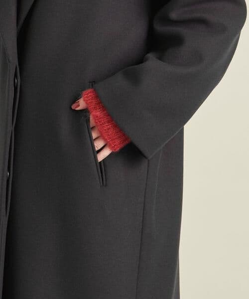 BY HAMILTON WOOL MIX ドロップショルダーテーラーコート