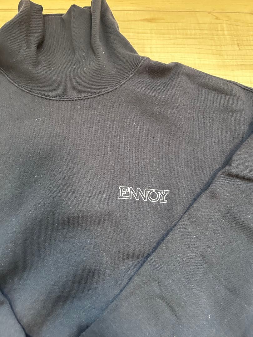 ENNOY TURTLENECK SWEAT SET UP NAVY Mサイズ