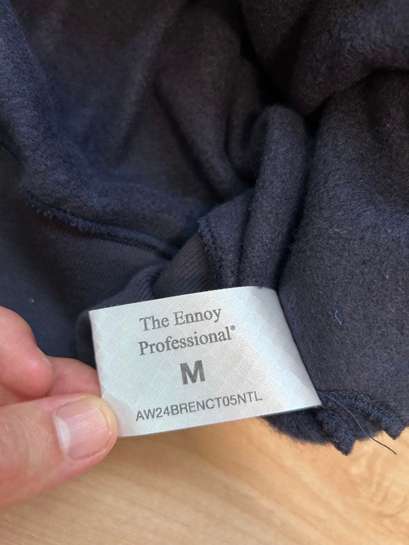 ENNOY TURTLENECK SWEAT SET UP NAVY Mサイズ