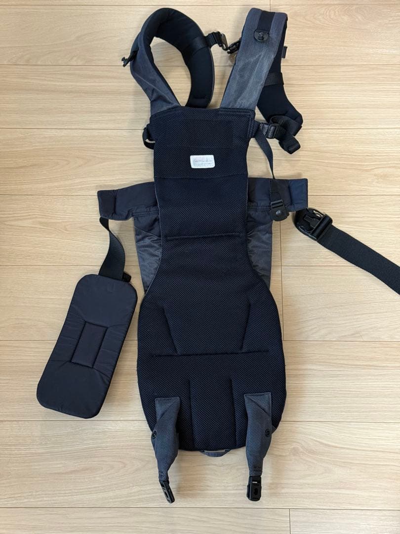 angelette アンジェレッテ ON 抱っこ紐 ヒップシート　ブラック