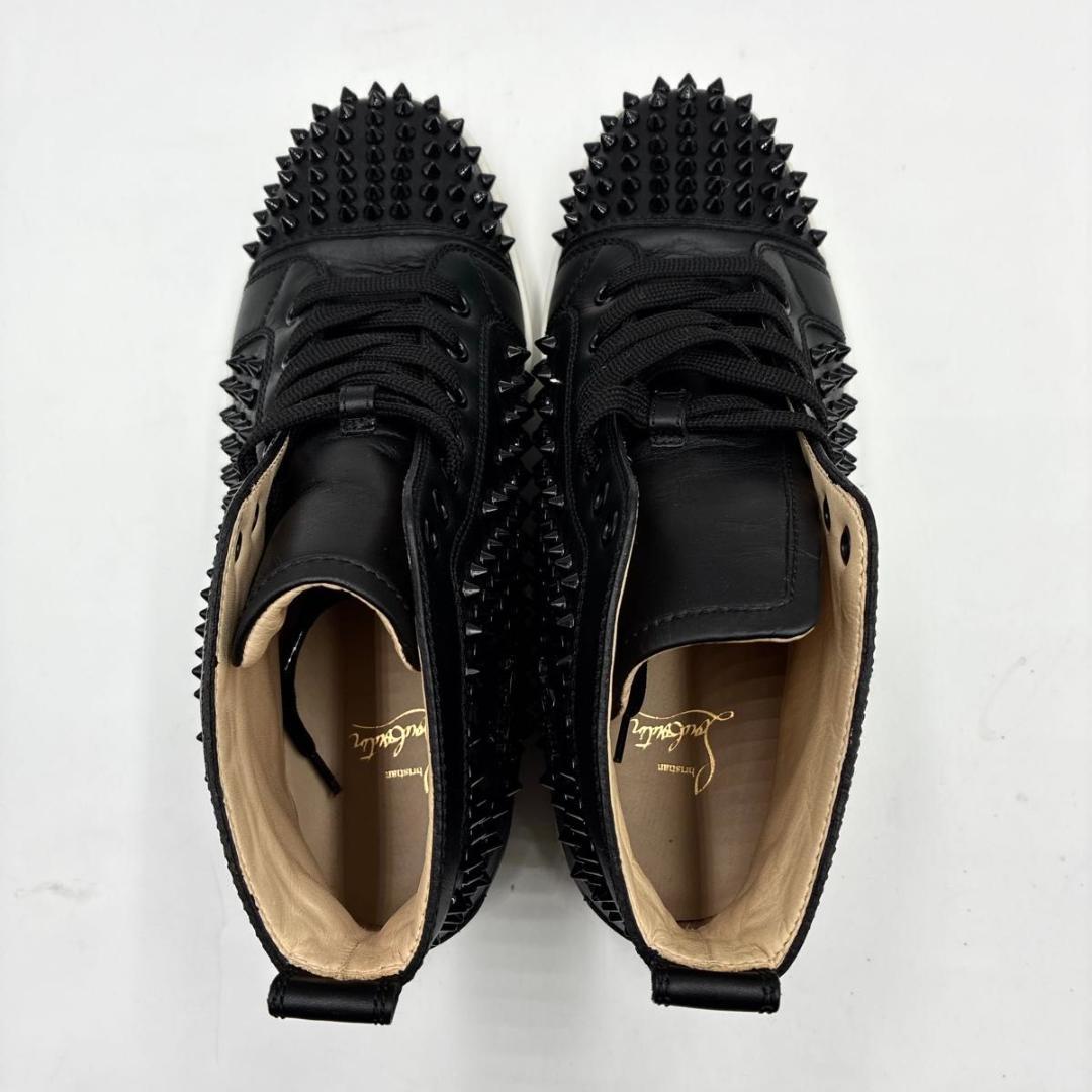 T　クリスチャンルブタン ルイス スタッズ ハイカット スニーカー 26