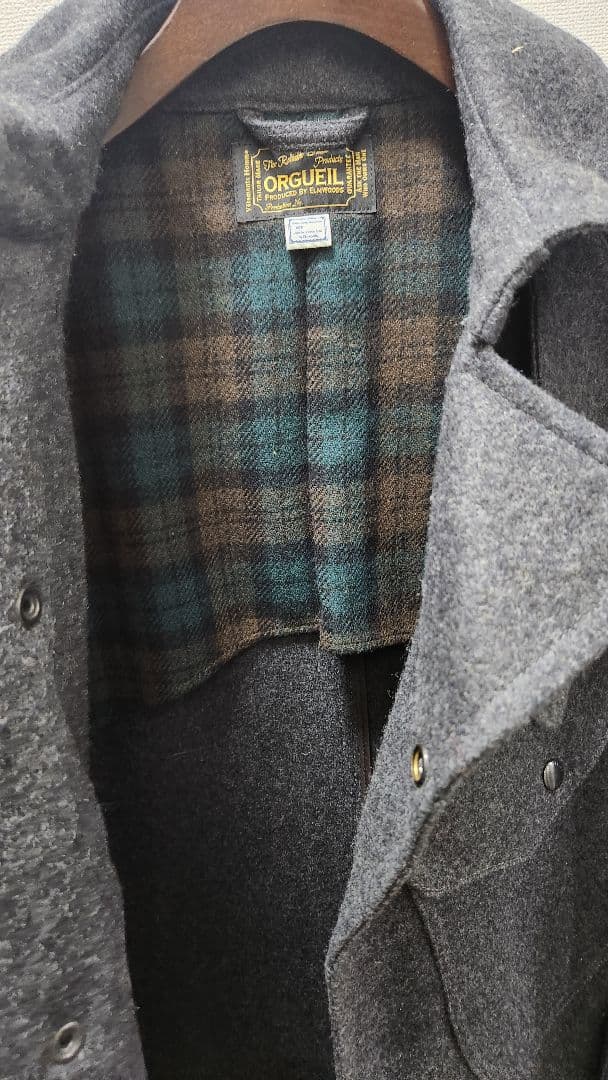 オルゲイユ　メルトンモーターサイクルコート