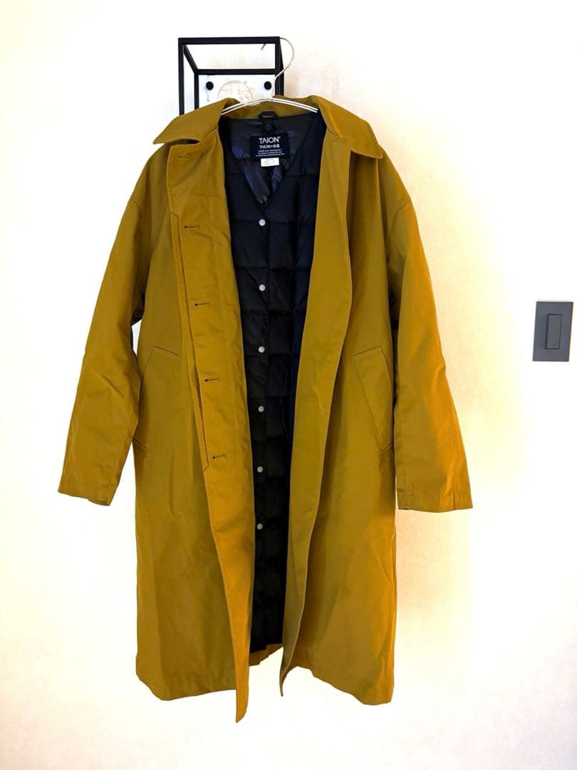 コレックス 別注 TAION インナーダウン付 バルカラーコート ロング丈 限定