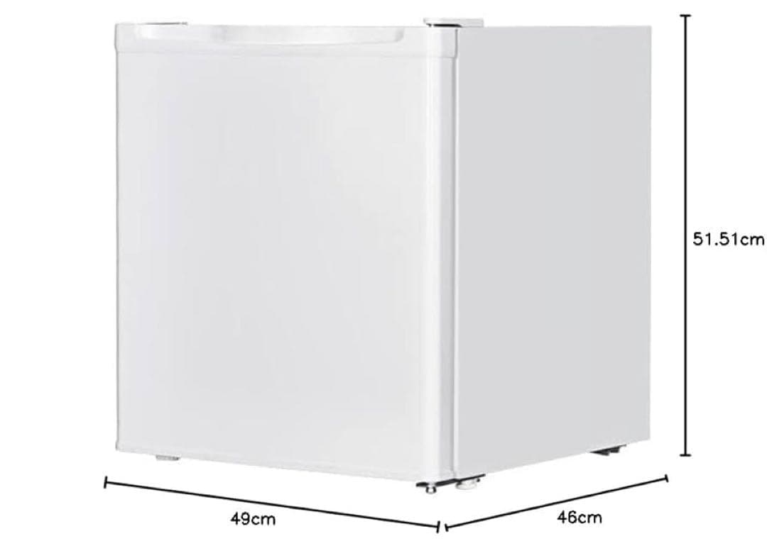 【美品】マクスゼン 冷蔵庫2024年製47Lホワイト　JR047HM01WH