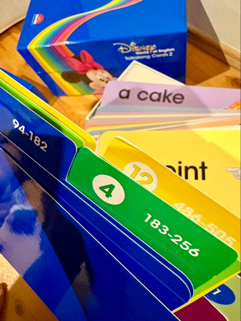 ディズニー英語playmateair、talkalongcardsセット