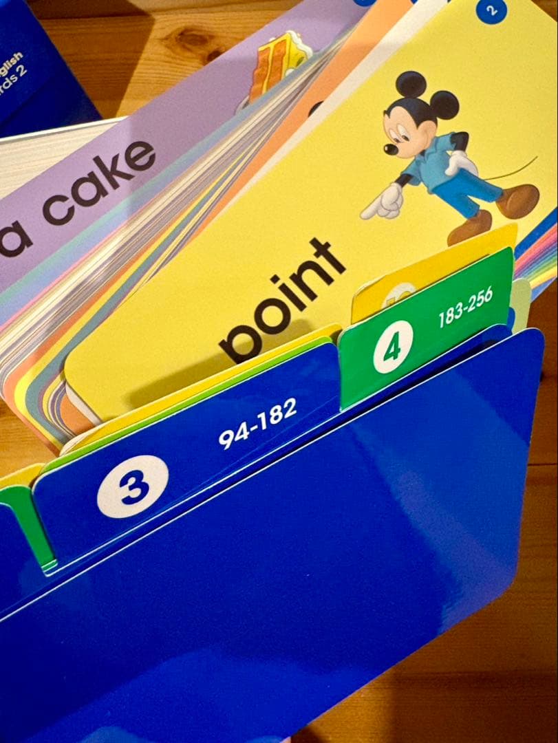 ディズニー英語playmateair、talkalongcardsセット