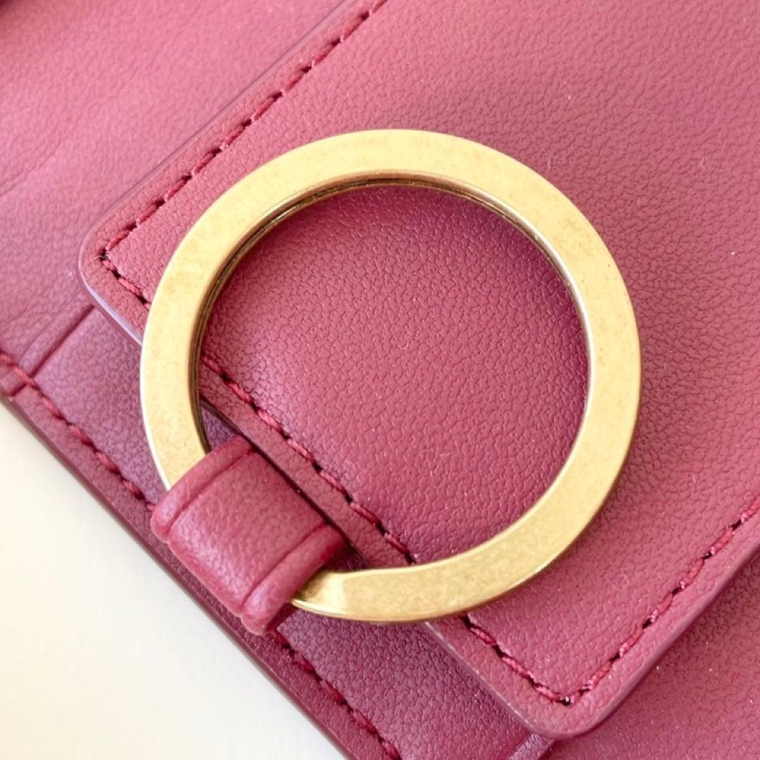 【新品】COACH 6 リング キー ケース シグネチャー キャンバス