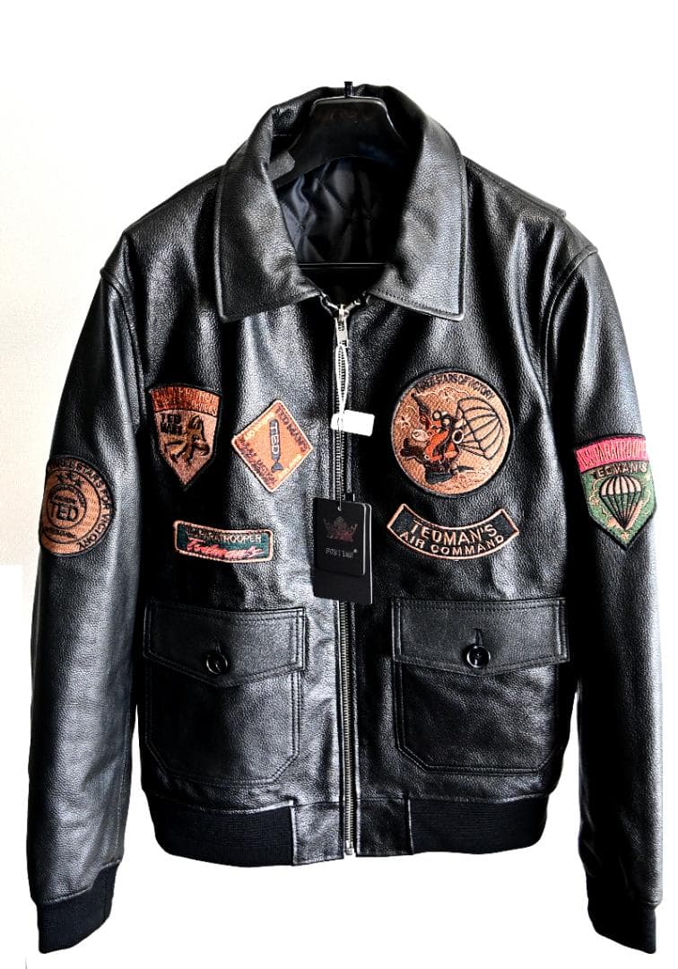 本革ジャケット パイロットジャケット シープスキン 羊皮 Lサイズ 新品