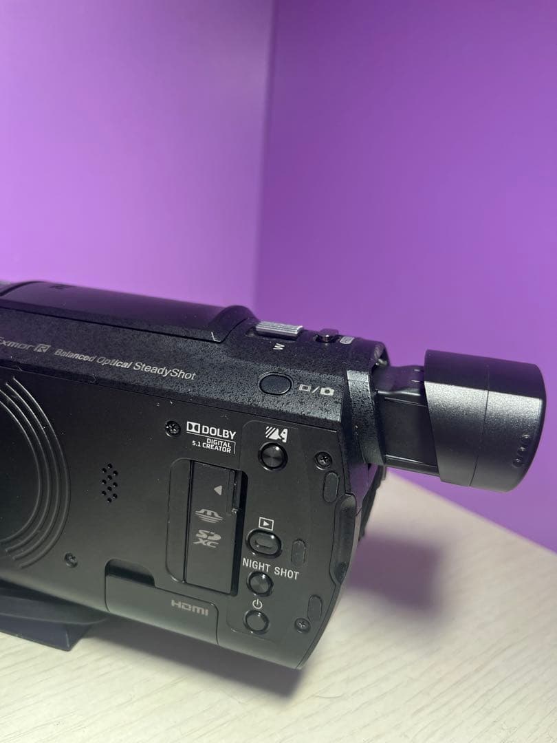 SONY 4K FDR-AX55 ビデオカメラ 本体•バッグ