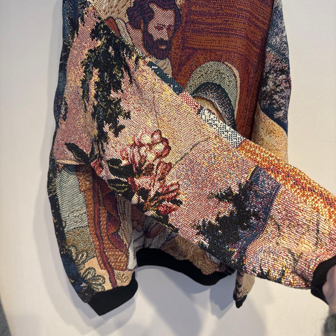 アメリカ古着 スウェット リメイク ラグ 再構築