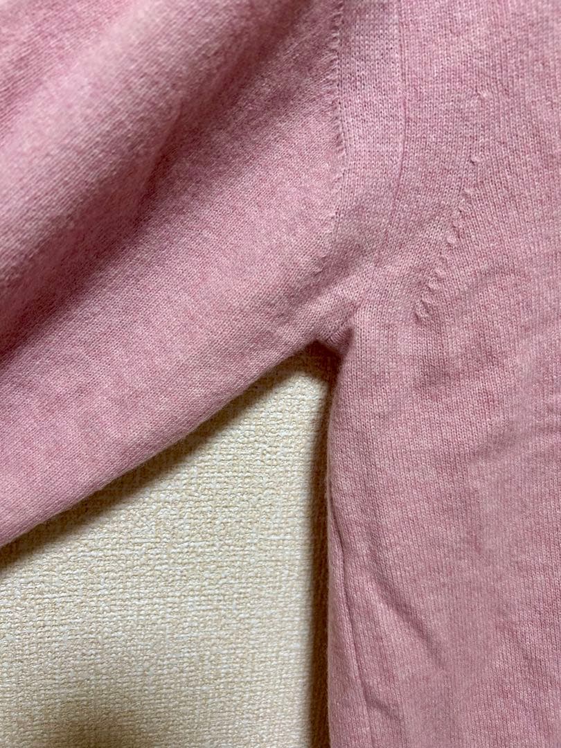 美品✨《Spick＆Span 》24AW カシミヤ混Vネックプルオーバー　ピンク