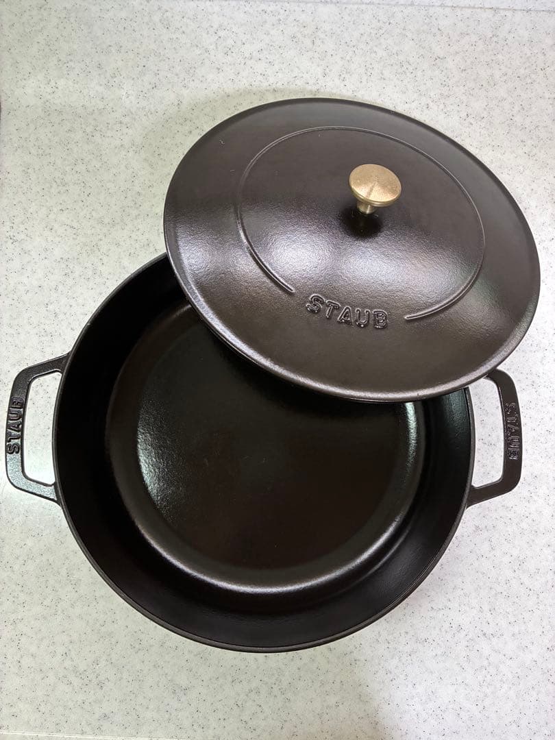 STAUB 鍋 28cm 黒