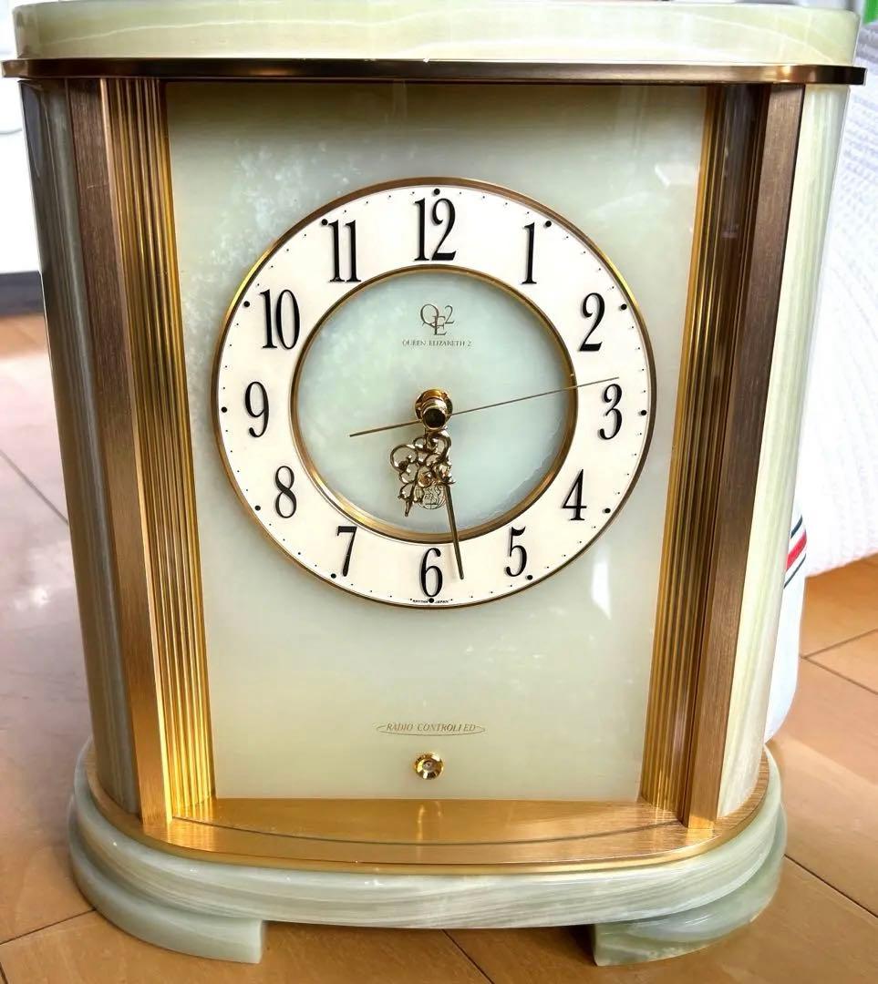クイーンエリザベス2世 置時計 ジャンク品　送料込み