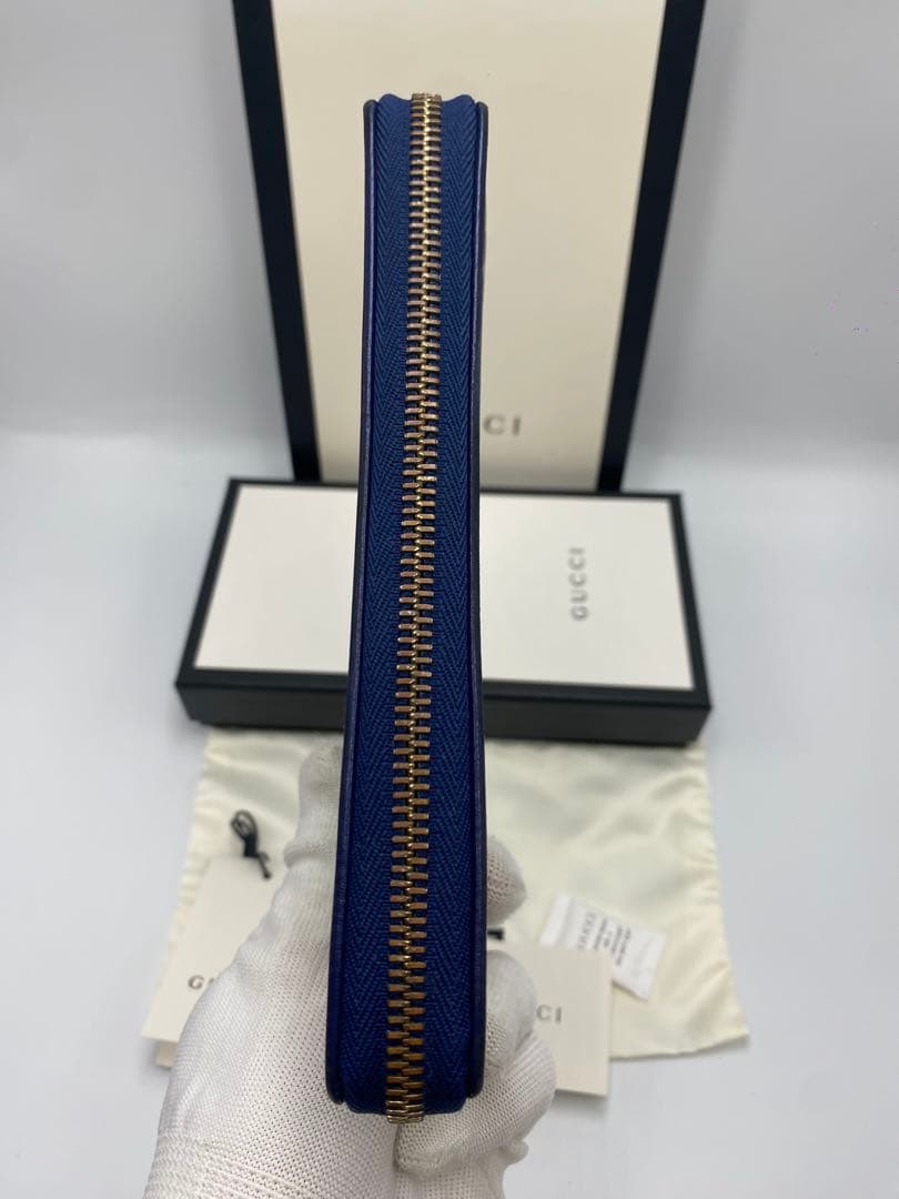 美品‼️ グッチ　GUCCI 財布　長財布　GGスプリーム　ラウンドファスナー