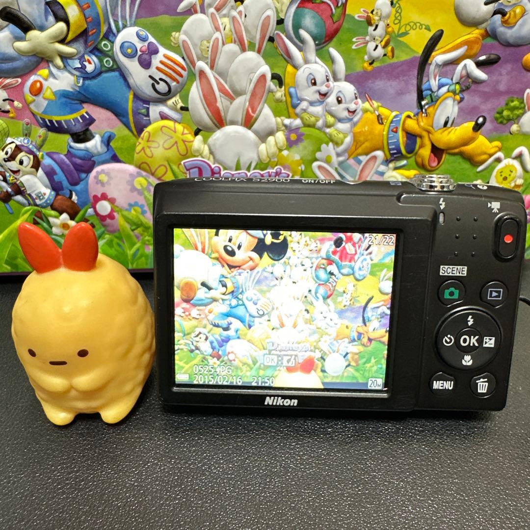 ニコン Nikon COOLPIX S2900 レッド　動作確認済　中古良品