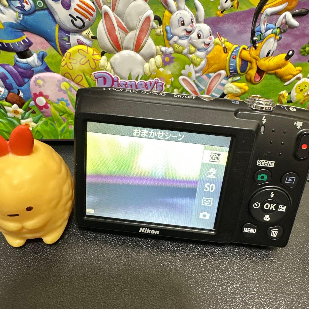 ニコン Nikon COOLPIX S2900 レッド　動作確認済　中古良品